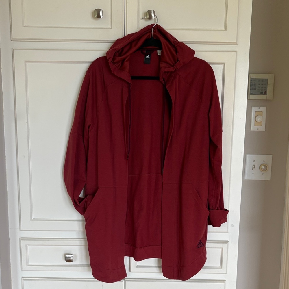 Adidas Hooded Jacket Size Large